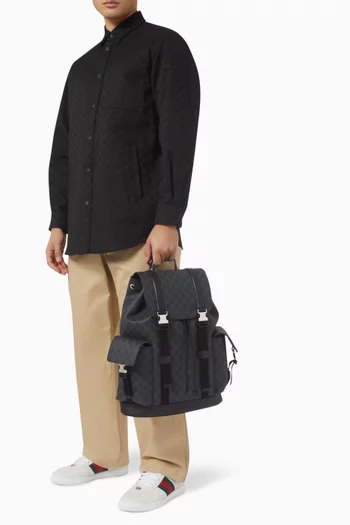 GG Backpack in Canvas