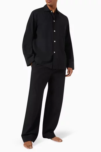 Pyjama Drawstring Pants in Organic-cotton