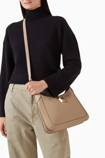 حقيبة هوبو ديكو جلد بارز الملمس