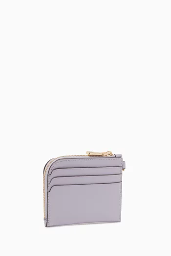 Devin Coin Card Case in Saffiano Leather