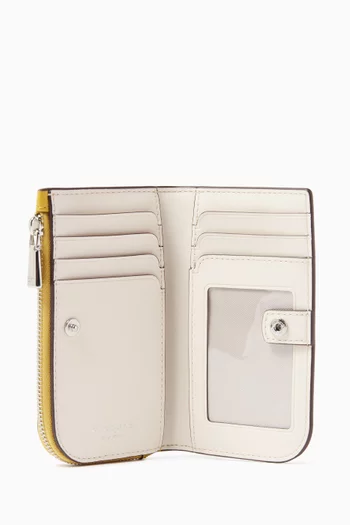 Small Devin Slim Bi-fold Wallet in Leather