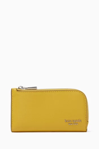 Small Devin Slim Bi-fold Wallet in Leather