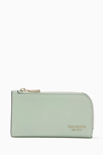 Small Devin Slim Bi-fold Wallet in Leather