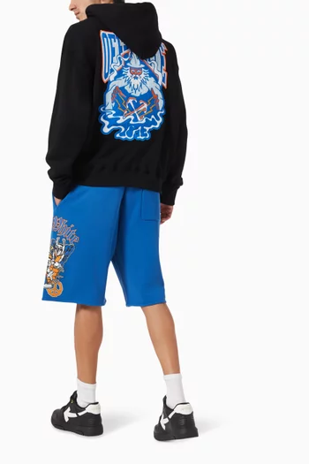 Wiz Patch Skate Hoodie in Cotton