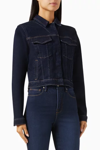 Committed To Fit Jacket in Denim