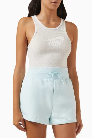 Logo Ribbed Tank Top