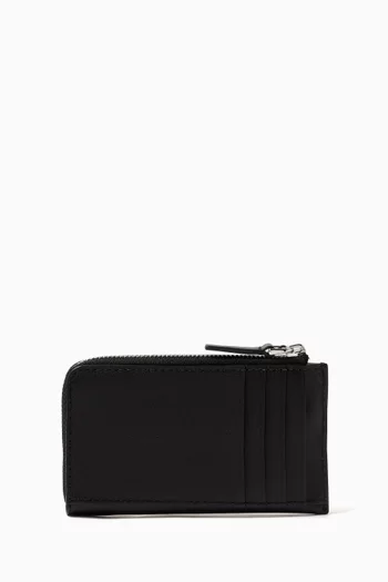 The Top Zip Multi Wallet in Leather