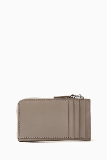 The Top Zip Multi Wallet in Leather