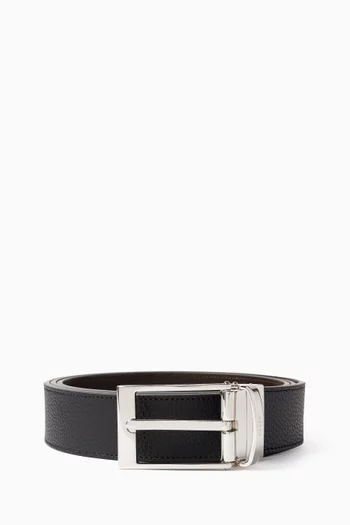 Sasent Reversible Belt in Leather