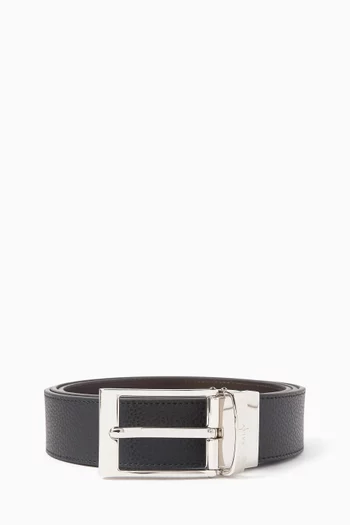 Sasent Reversible Belt in Leather