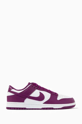 Dunk Low Retro Sneakers in Leather