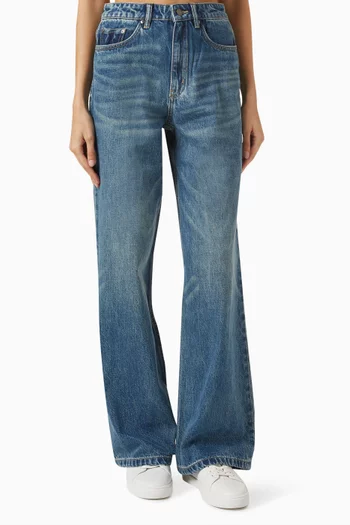 Wide-leg Jeans in Denim