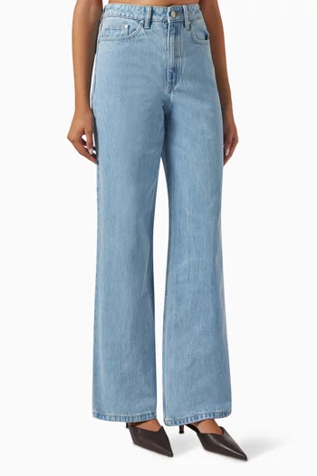 Wide-leg Jeans in Denim