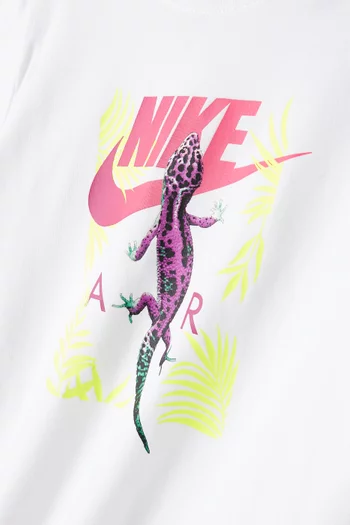 Gecko Logo T-shirt in Cotton