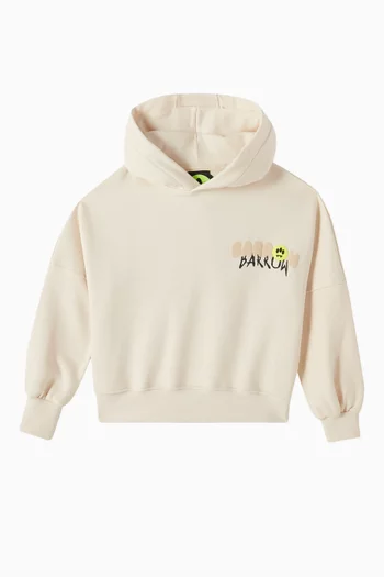 Logo-print Hoodie in Cotton fleece