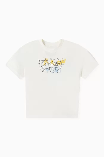 Grafitti-style Print T-shirt in Jersey