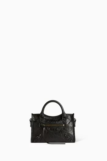 Mini Le City Bag in Arena Lambskin