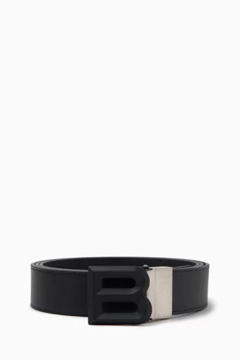B Bold Reversible Belt in Leather