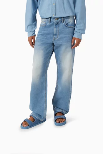 Arizona Sandals in Denim