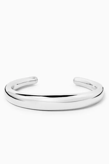 The Amanda Bracelet in Sterling Silver-plated Brass