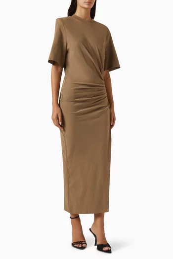 Lexia Midi Dress in Cotton