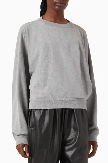 Paulia Sweatshirt in Cotton-blend