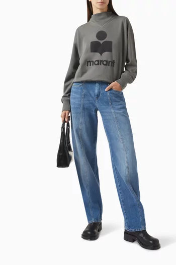 Moby Sweatshirt in Cotton-blend