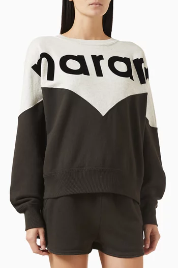Houston Logo Sweatshirt in Cotton-blend