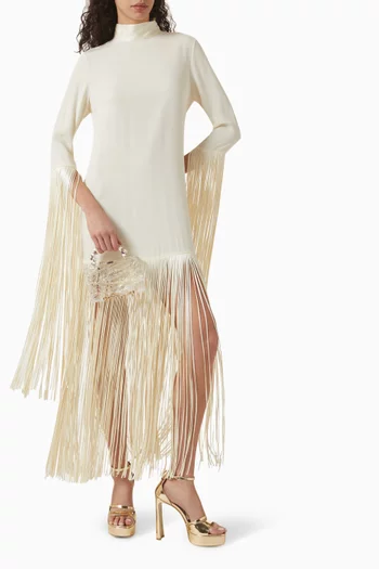 Chicago Fringed Maxi Dress