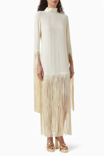 Chicago Fringed Maxi Dress