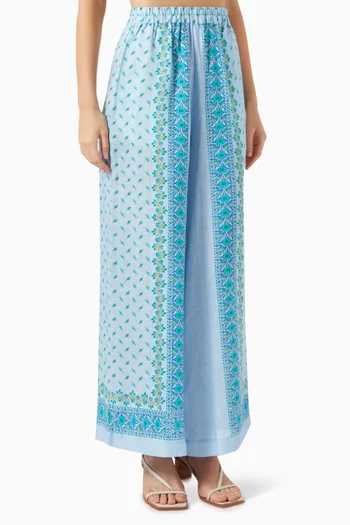 Bon Bon Wide-leg Pants in Cotton-blend