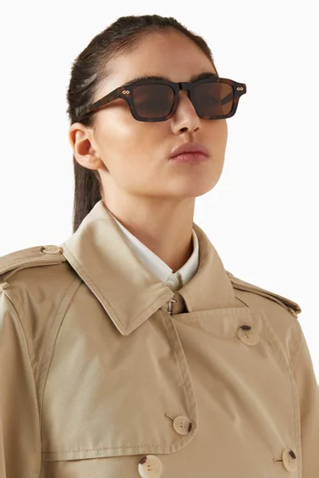 Nora Square Sunglasses in Acetate