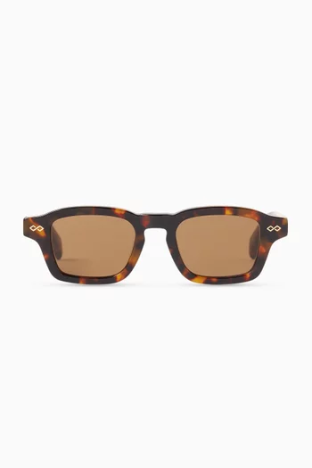 Nora Square Sunglasses in Acetate