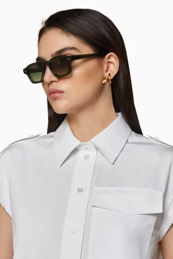 Nora Square Sunglasses in Acetate