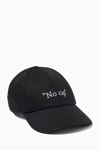 No Cap Baseball Cap in Cotton