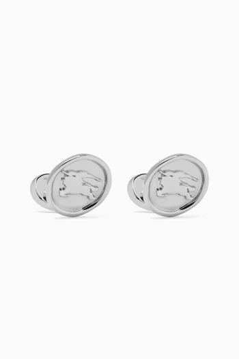 EKD Stamp Cufflinks in Sterling Silver