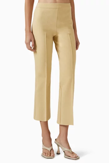 Kick Crop Pants in Cotton Blend