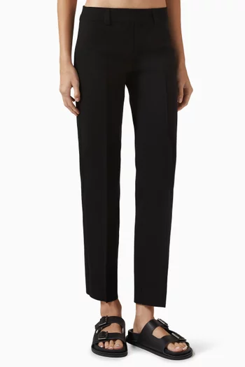 Jules Straight-leg Pants in Cotton Blend