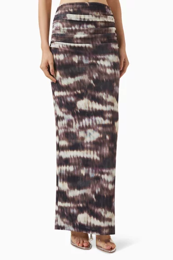 Fusion Maxi Skirt in Mesh