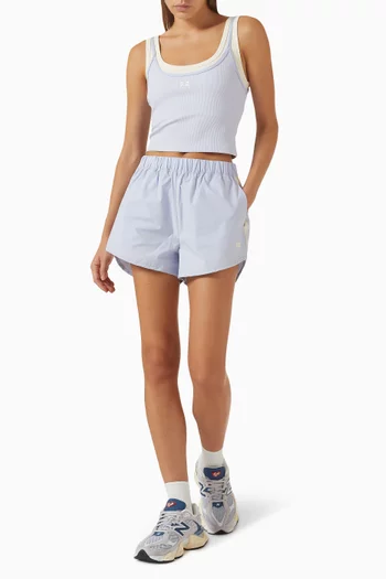 Forward Crop Tank Top in Stretch-nylon