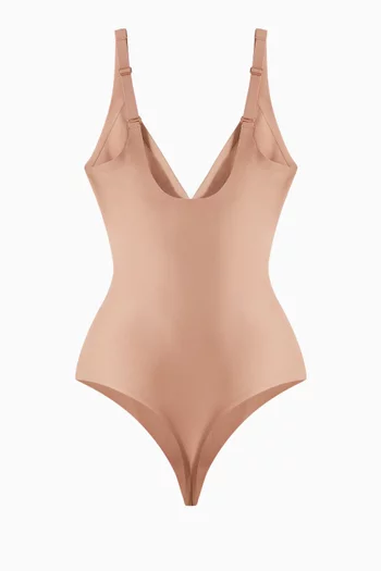 Body Plunge Thong Bodysuit