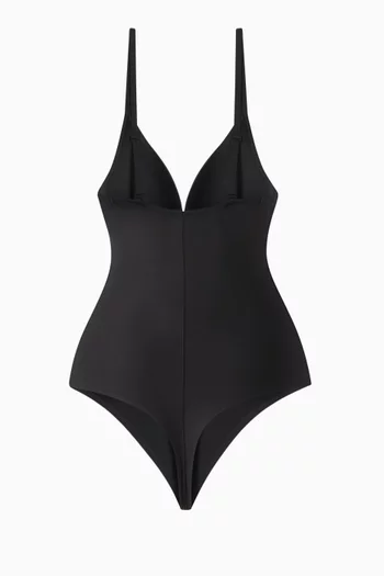 Body Push-up Thong Bodysuit