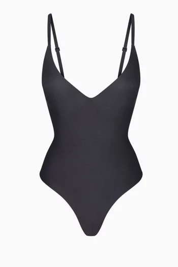 Body Push-up Thong Bodysuit