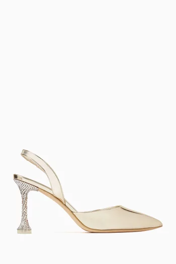 Eva Speccio Slingback Pumps in Leather