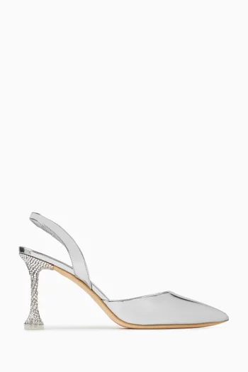 Eva Speccio Slingback Pumps in Leather