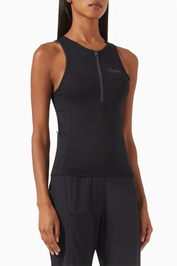 Half-zip Tank Top
