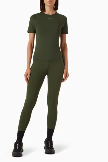 Active Tights in Recycled-nylon