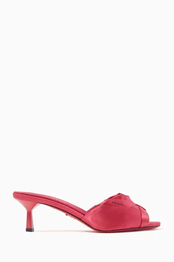 Ciabatte 55 Mule Sandals in Satin