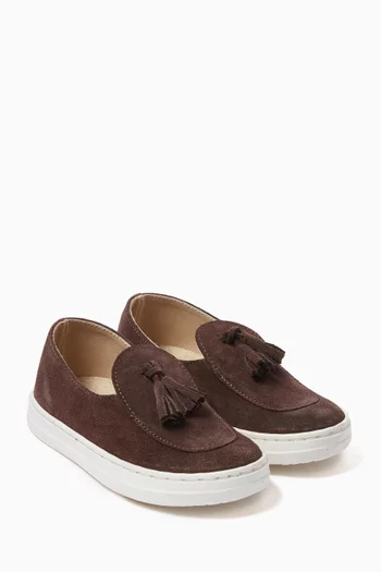 Tassel Loafers in Suede