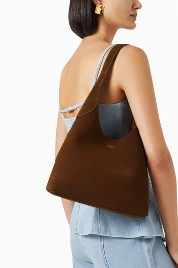 Brooklyn 28 Shoulder Bag in Suede